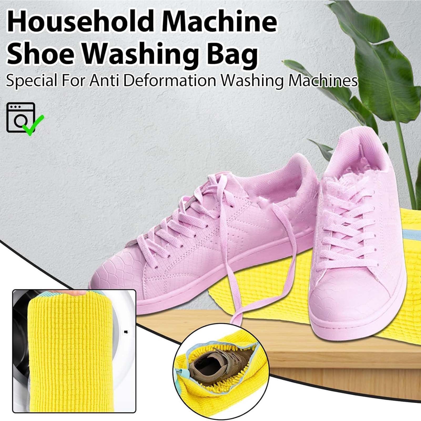 2 Sacchetti Per Lavare Scarpe In Lavatrice | Cerniera Sicura | Riutilizzabili | Protezione Completa - Foto 6