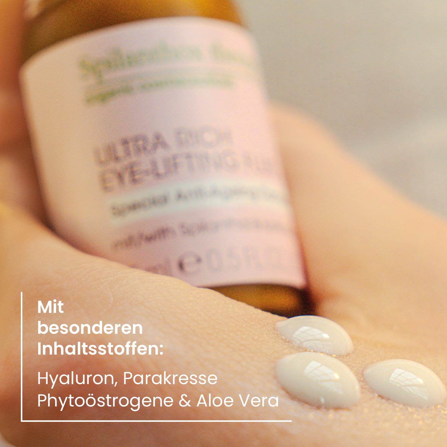 Spilanthox therapy - Ultra Rich Eye-Lifting Fluid - Anti-Aging Augenpflege für glatte Augenpartie - Spilanthol, Hyaluronsäure & Bio Aloe Vera - Naturkosmetik - 15ml