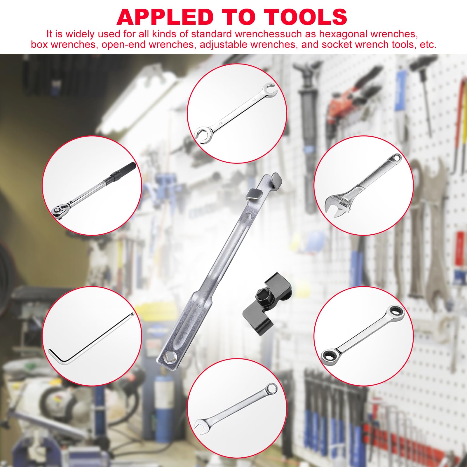 YEN- Rallonge De Clé Outil D'adaptateur De Clé Universelle En Acier à Haute Teneur En Carbone