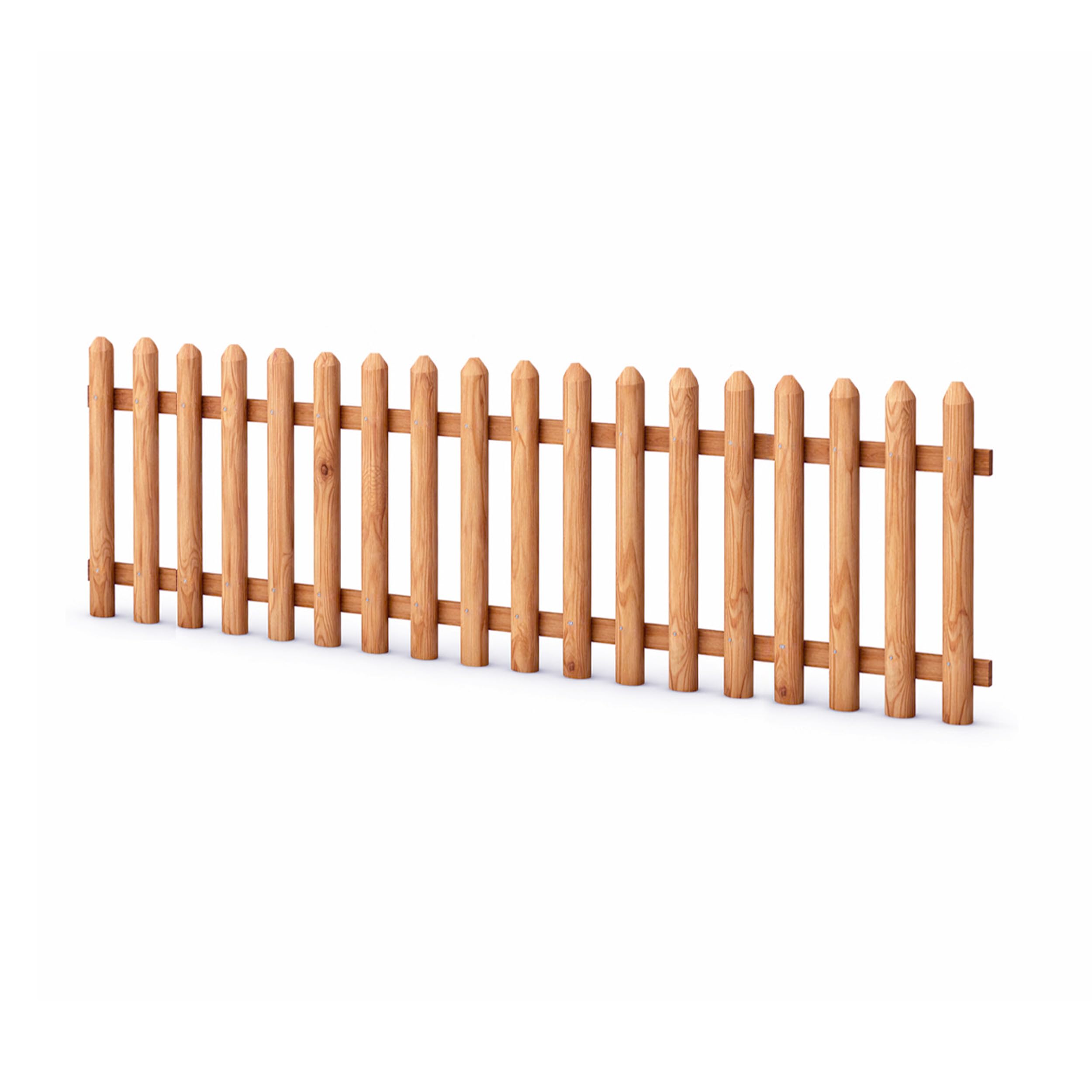 Gartenpirat Paquete de madera para valla de listones longitud 180 cm altura 80 cm – Listones de alerce natural tipo C – Valla para jardín delantero con pestillos y tornillos | Valla de jardín delantero con listones, pestillos y tornillos | Juego completo