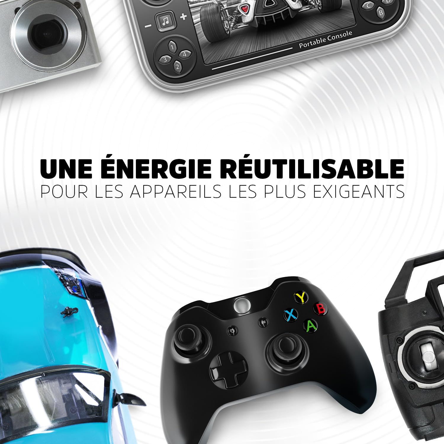 Energizer Recharge Extreme AAA 800 mAh NiMH Lot de 4 Piles Rechargeables