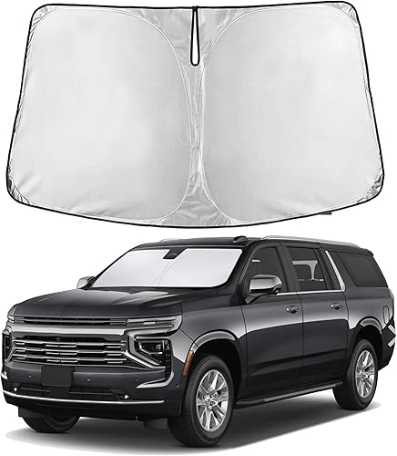 Miniatura 252 de EcoNour Parasol para parabrisas Rivian R1S / R1T 2022-2024 2025 2026, visera solar para parabrisas delantero y ventana, bloqueador de calor UV