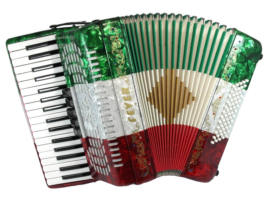 Fever F3460-MX Piano Accordion with 5 Switches, 34 Keys and 60