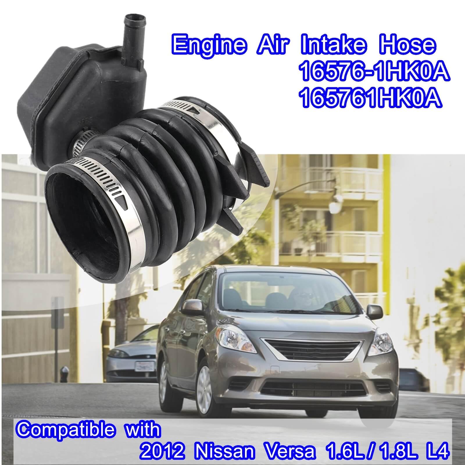 Fts 2012 Nssan Versa 1.6L/1.8L Servceable Ar Ntake Hose NEW 16576-1HK0A | EBay - View #8