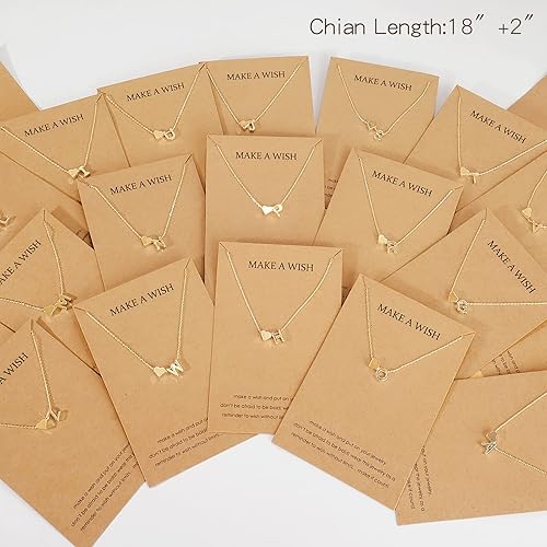 Miniatura 2 de Initial Necklaces for Women Teen Girl Gifts Trendy Stuff 14K Gold Plated Heart Initial Necklace Dainty Letter Heart Pendant Necklace Christmas Gift