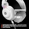 سماعة الألعاب اللاسلكية SteelSeries Arctis Nova 5P والبلوتوث اللاسلكية باللون الأبيض