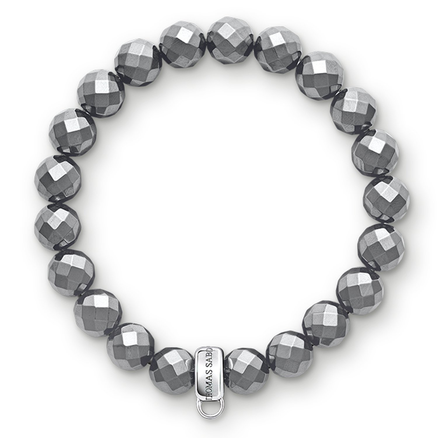 THOMAS SABO Charm-Armband Hämatit 925er Sterlingsilber