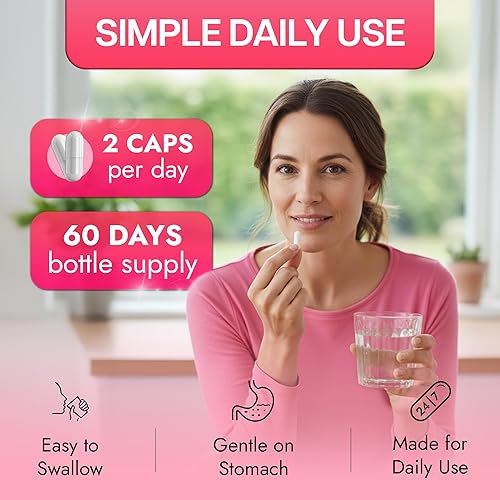 Miniatura 7 de Multivitamínico para mujeres, suplemento para energía, inmunidad y apoyo femenino, vitaminas diarias para mujeres con biotina, calcio, magnesio, sin