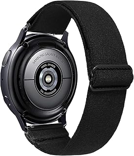 Olytop Elastic Bands for Galaxy Watch Active 2 Bands 40mm 44mm/Galaxy Watch 4/Galaxy Watch 4 Classic Bands 46mm 42mm, 20mm Soft Stretch Wristband Women Girl for Samsung Galaxy Watch 42mm/Watch 3 41mm