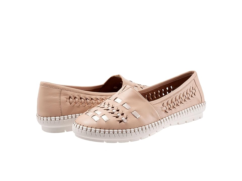 Trotters Rory (Nude Gold) Women's Shoes INTERNATIONAL SHIPPING