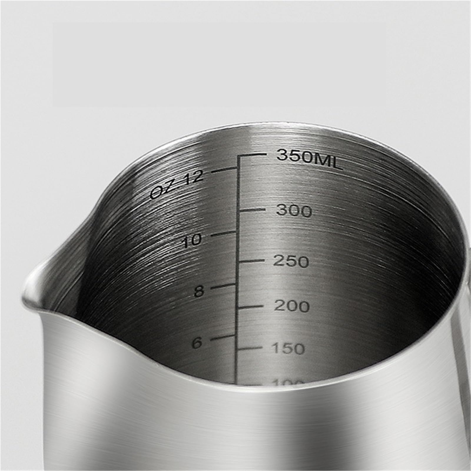 Jarra de Espumador leche, recipiente acero inoxidable 100ML, 350ML, 600ML, tazas café, Latte, Barista, Espresso, accesorio, 2 uds Para Espumar(600ML With Scale)