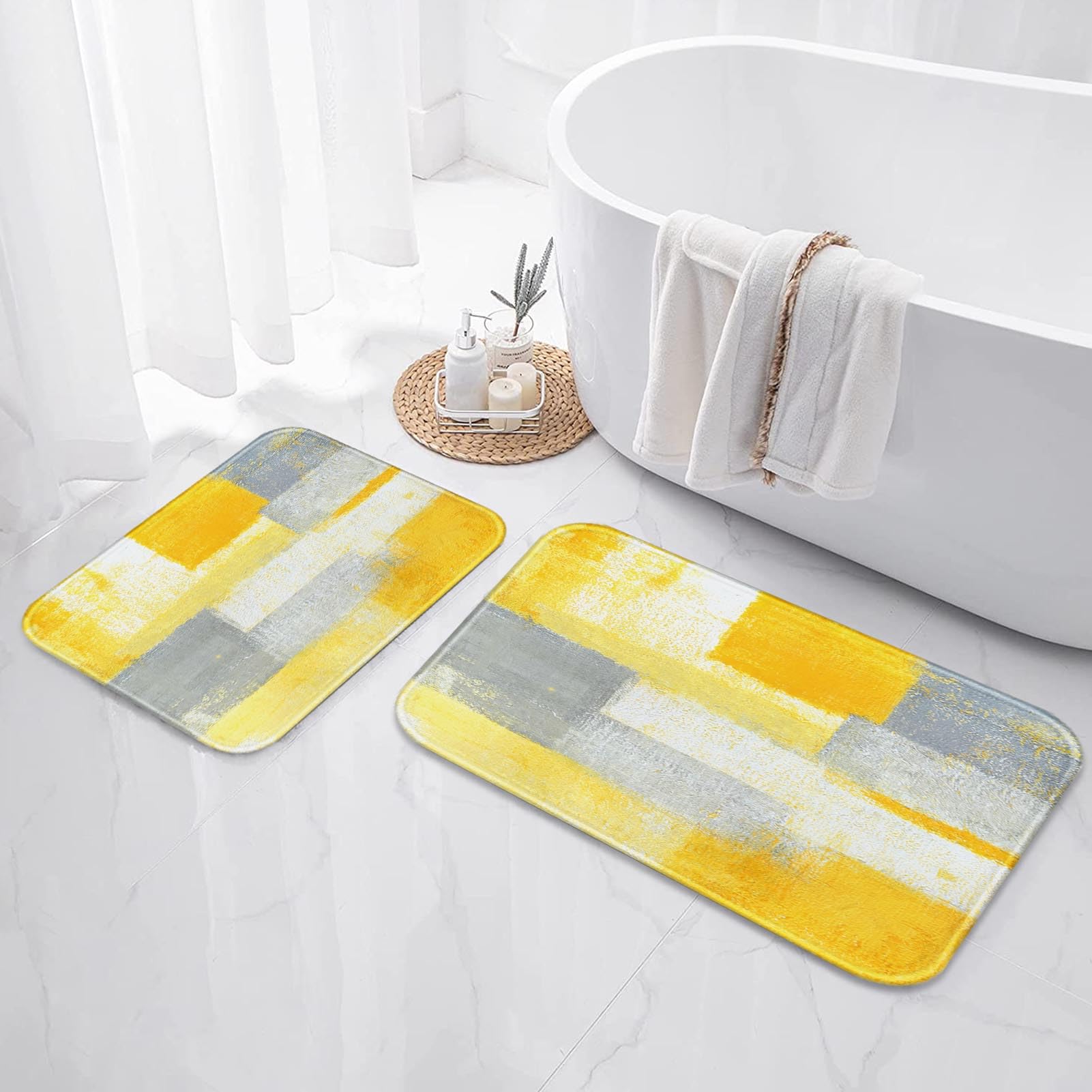 Yellow And Grey Bathroom Decor Peach Bathroom Set Red ArtSocket Yellow