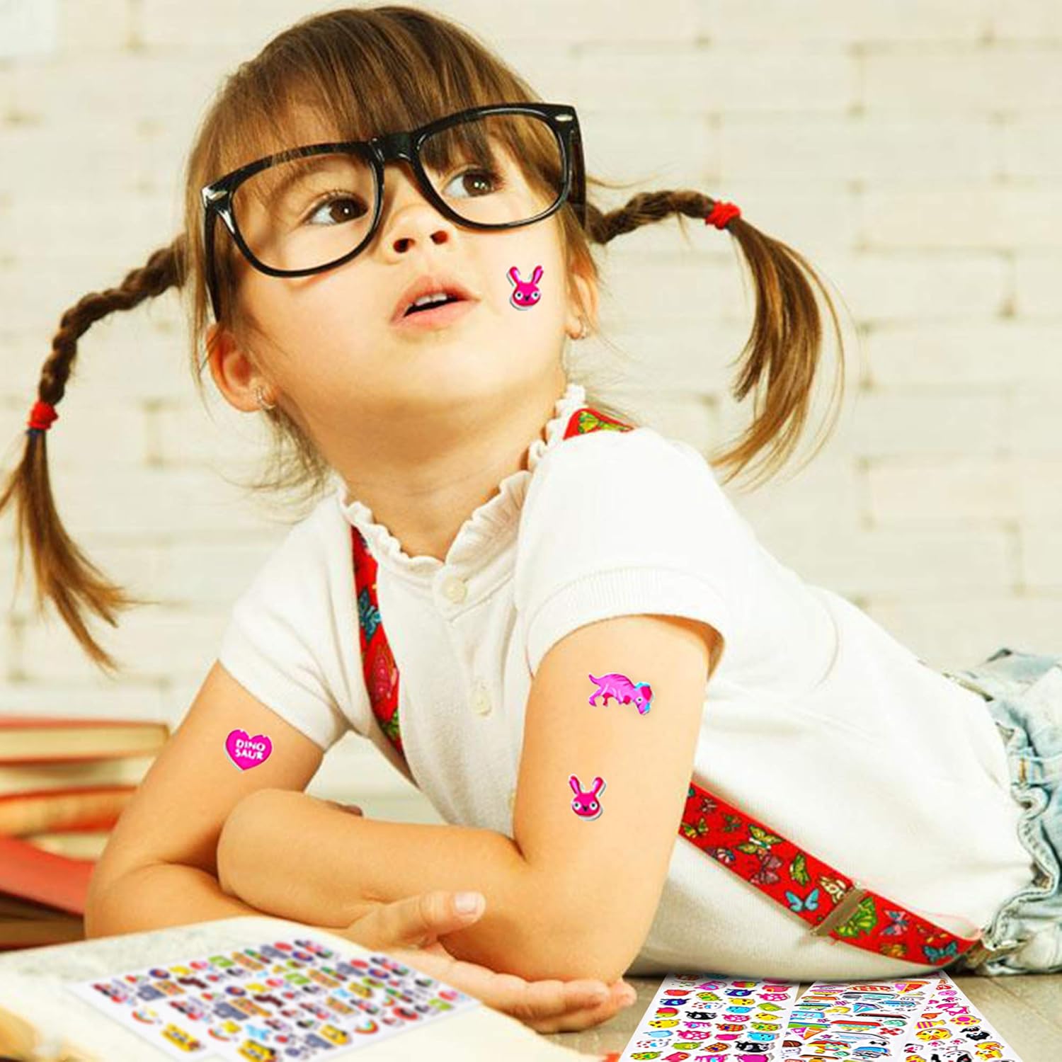 Stickers for Kids, 3D Puffy Stickers, 64 Different Sheets, 3200+ Stickers, Including Animals, Cars, Airplane, Food, Letters, Flowers, Pets, Cakes and Tons More : Toys & Games