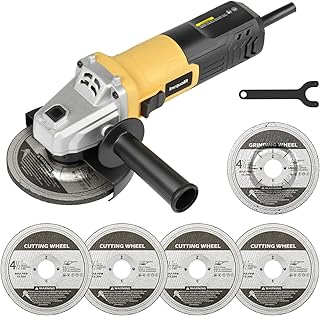 Top 10 angle grinder for cutting steel review 8 DIN Angle Grinder, 4.0-Amp 4-1/2