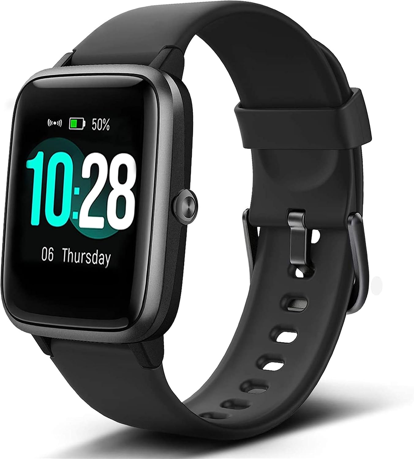 ZOSKVEE Smartwatch, Impermeabile 5ATM, Uomo Donna Fitness Sportivo Orologio, Monitoraggio Frequenza Cardiaca e Sonno, Notifiche Chiamate Whatsapp, Compatibile con Android/iOS ZOSKVEE Smartwatch, Impermeabile 5ATM, Uomo Donna Fitness Sportivo Orologio, Monitoraggio Frequenza Cardiaca e Sonno, Notifiche Chiamate Whatsapp, Compatibile con Android/iOS