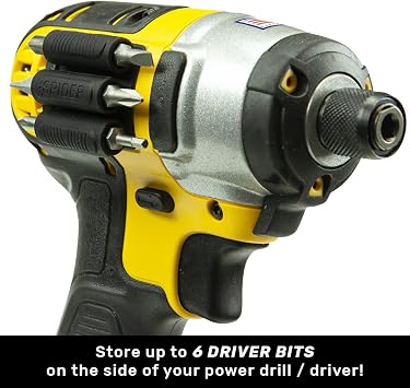 Spider Tool Holster BitGripper v2, Pack of Two, Drill Bit Holder