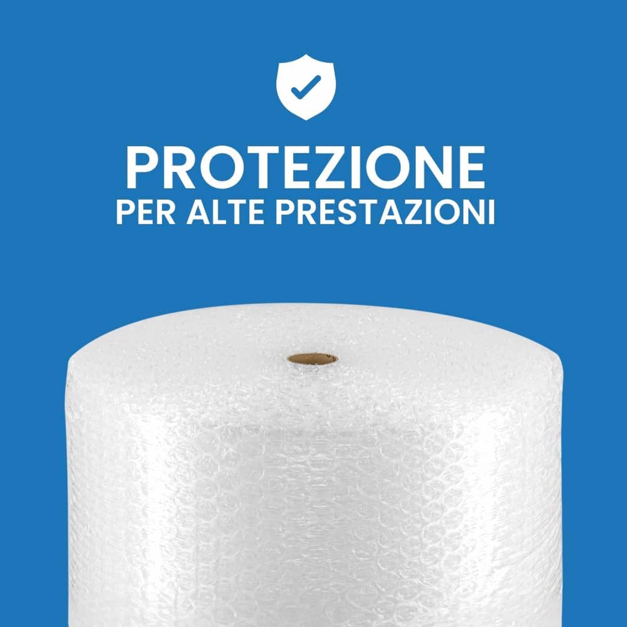SIMPLETEK - Imballaggio Professionale: Bobina Pluriball da 75 metri larga 100 cm con Bolle Grandi da 190gr/mq per una Protezione Superiore
