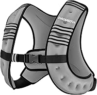 Vista 18 de PACEARTH - Chaleco con Peso, 6 lb/8 lb/10 lb/12 lb/16 lb/20 lb/25 lb/30 lb. Chaleco de Peso con Banda Reflectante, Chalecos de Peso Corporal
