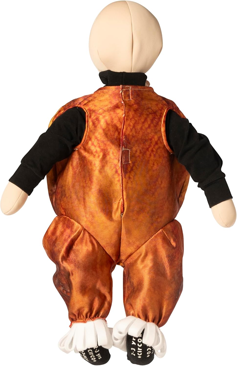 Oven Roasted Cooked Turkey Baby Bunting Halloween Costume, Boys and Girls, Baby Size 3-9 Months Brown