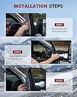 Vista 5 de cciyu Espejo de puerta derecho del lado del pasajero, espejo eléctrico para el lado del pasajero 1988-1998 para Chevy para GMC Pickup Truck