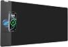Wireless Charging Mouse Pad, Gaming Mouse Pad, 31.5x15.8 Large Desk Mat for LaptopKeyboard, Waterproof Smooth Surface, Non-Slip Base, Black