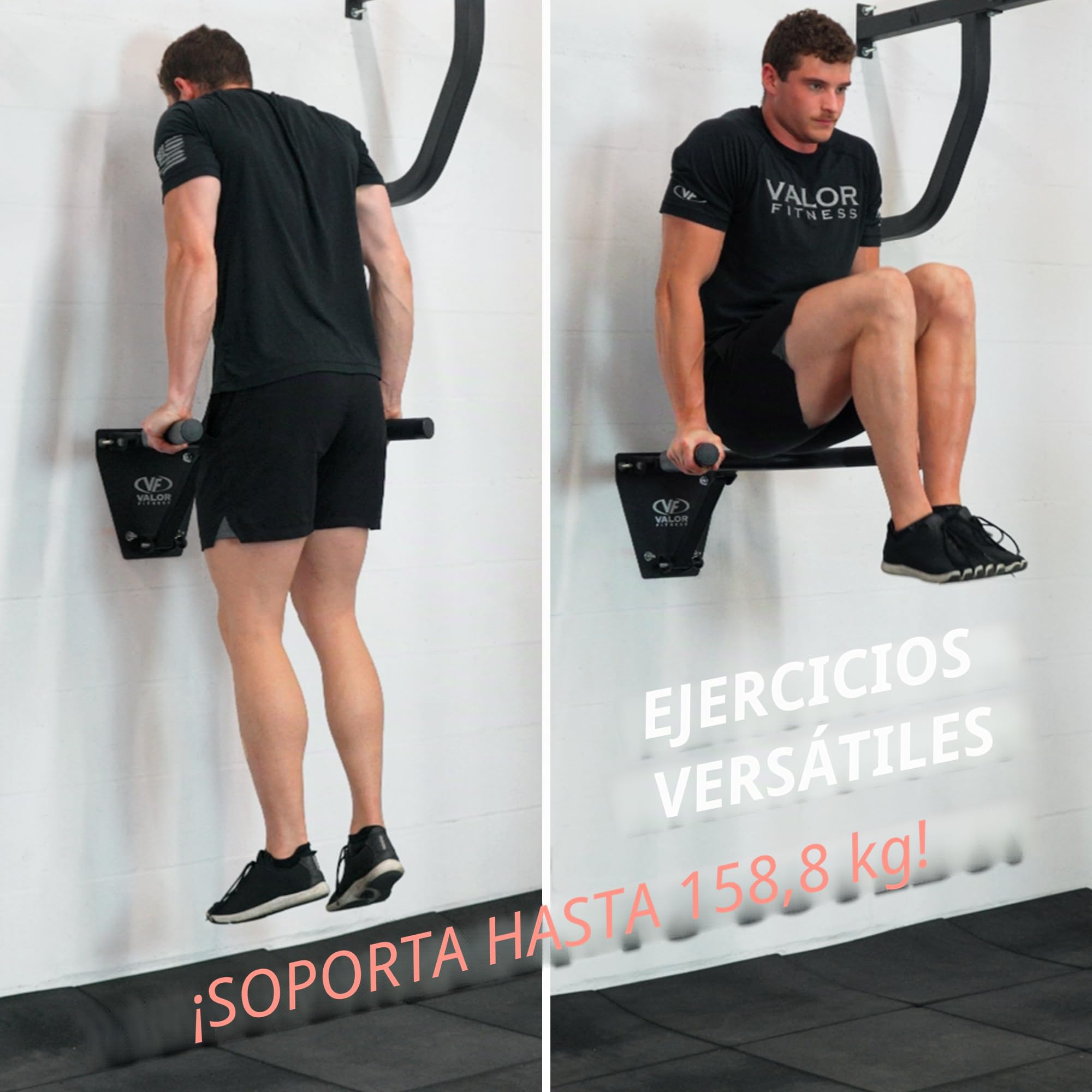 Valor Fitness Estación de inmersión de montaje en pared DP-2