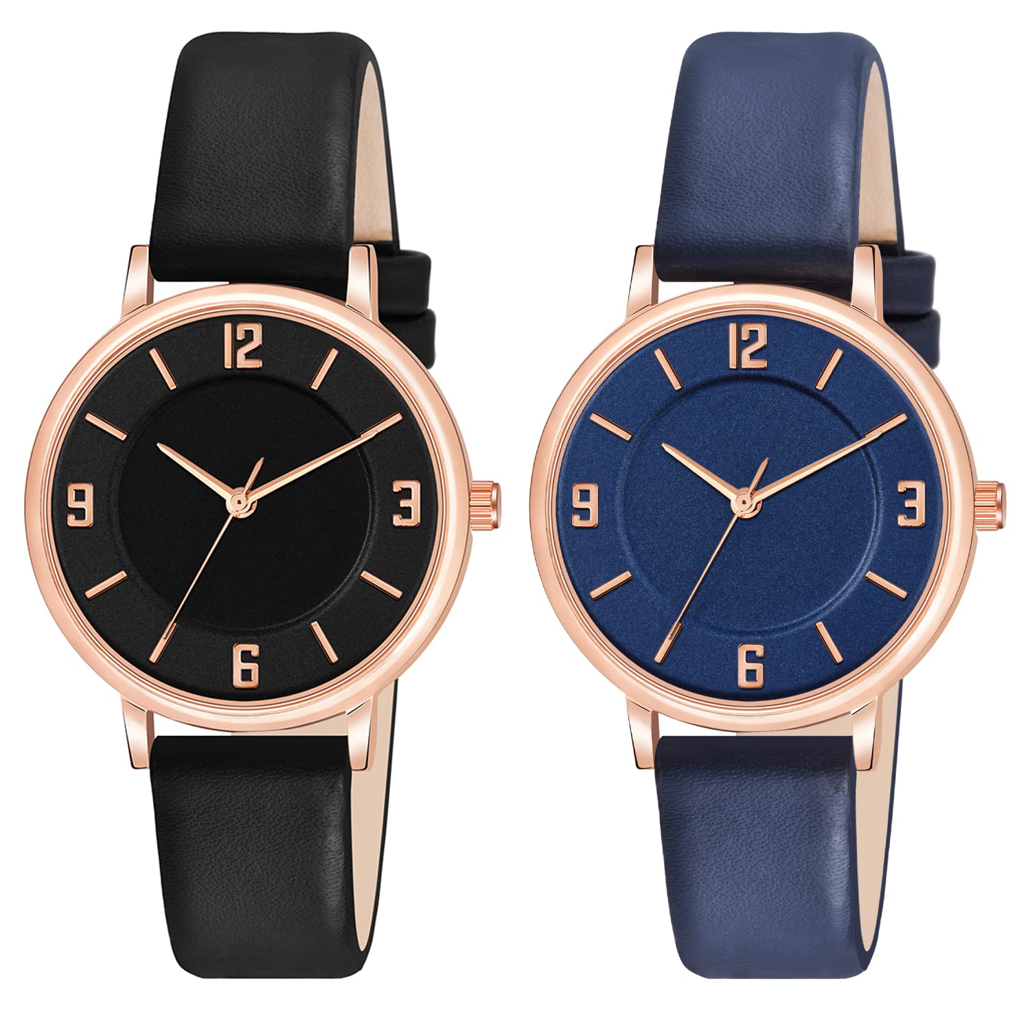 CLOUDWOOD Multicolor Special Super Quality Analog Watches Combo Look Like Preety for Girls and Womne Pack of - 2 (MT391-395) (Black-Blue) (B0BDWXLJF1) Amazon Price History, Amazon Price Tracker