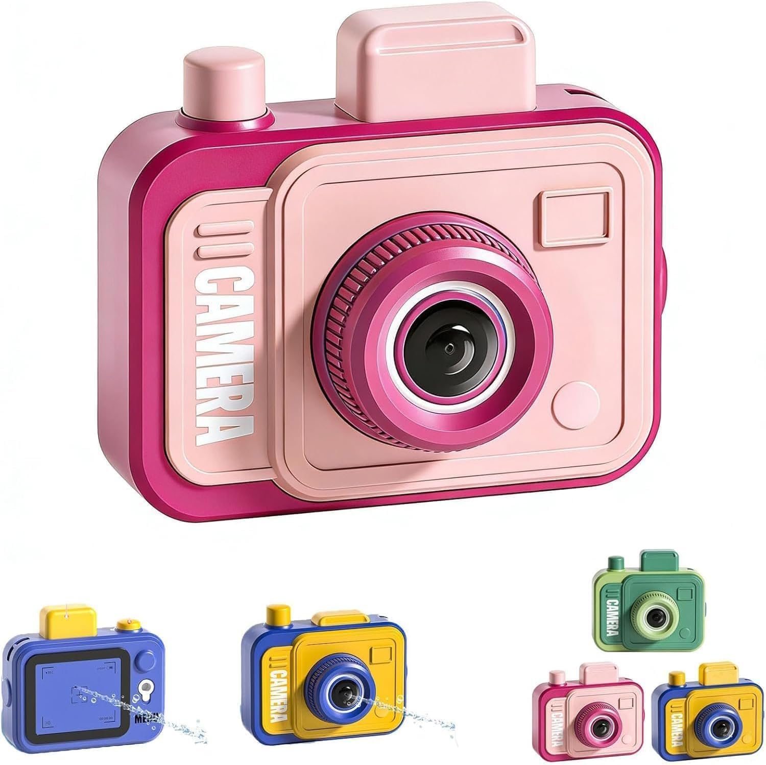 2026 New Prank Cameras Water Toy, Camera Double Prank Water Toy, Creative Double-Sided Reverse Toys Games, Novelty Game for Parties Summer Fun Swimming Pool Beach Activities (1, Pink) — image 1
