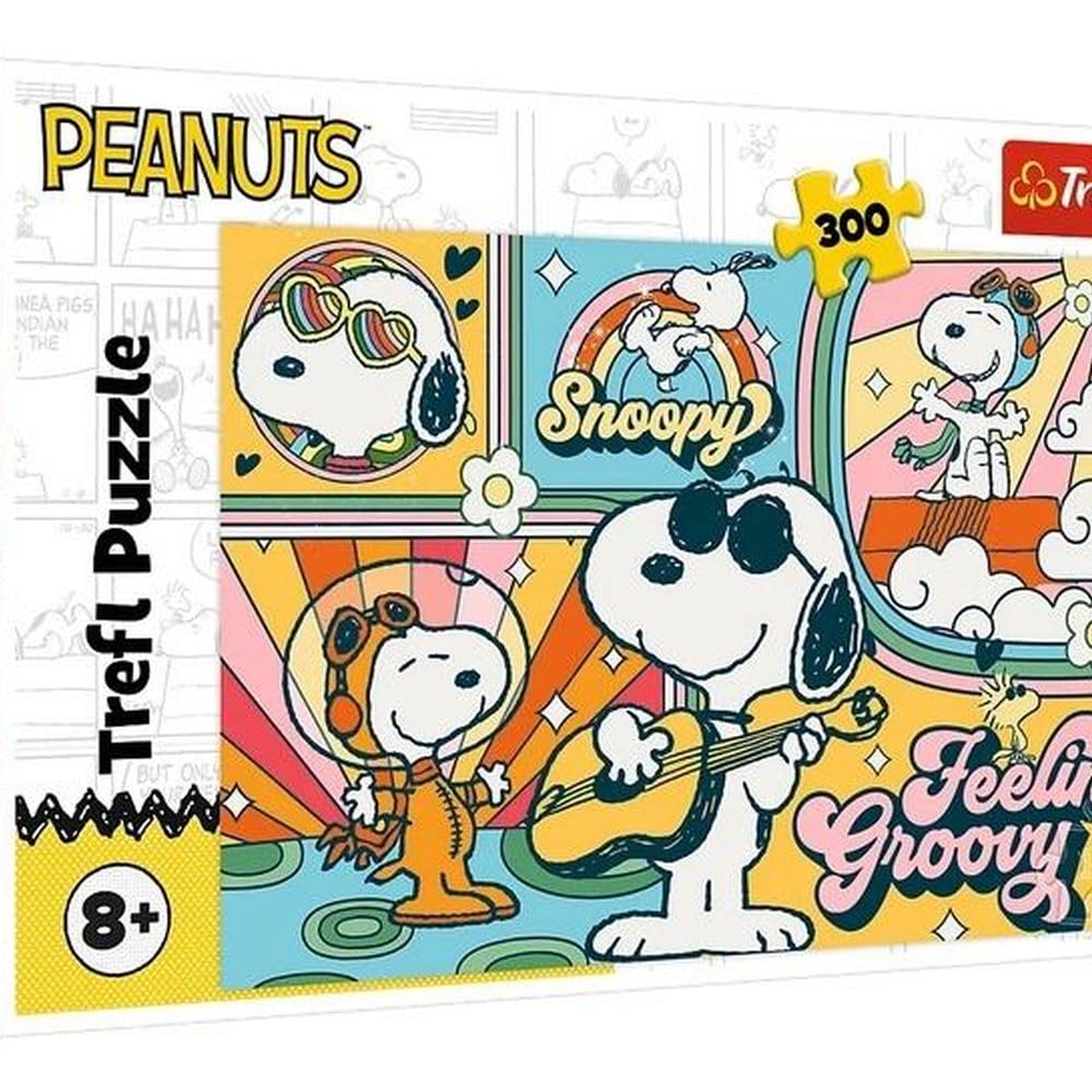 Trefl - Peanuts, Funny Fistaschen World - 300 Elements - Colourful Puzzle with Heroes Fairy Tales, Creative Entertainment, Fun for Children from 8 Years