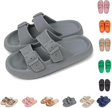 HOPASRISEE Damen Schlappys Wolken - Superweiche Hausschuhe Für Indoor & Outdoor