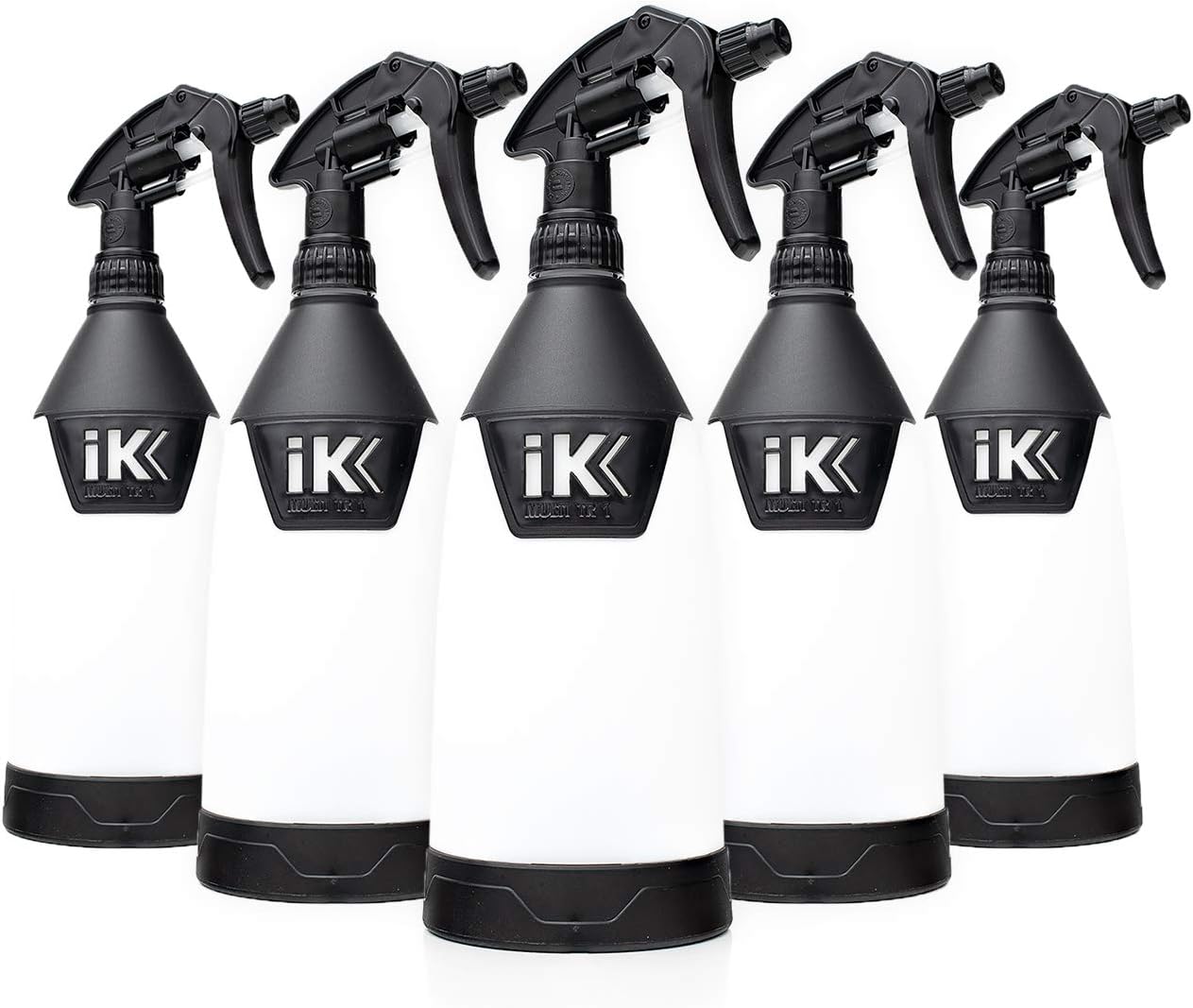 iK Goizper - Multi TR 1 Trigger Sprayer - Acid and Chemical Resistant, Commercial Grade, Adjustable Nozzle, Perfect for Automotive Detailing and Cleaning (5-Pack)