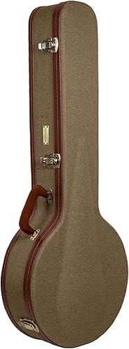 Miniatura 153 de Crossrock Estuche rígido de madera para guitarras eléctricas Les Paul con correas de hombro extraíbles-Tweed (CRW700LTW)