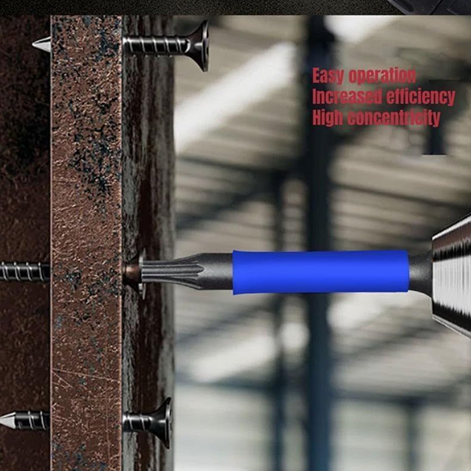 Broca Magnética Para Tornillos Brocas Eléctricas Para Atornillador | 39 Piezas Puntas Hexagonales Antideslizantes Ergonométricas Para Techado, Metalurgia, Fontanería, Muebles
