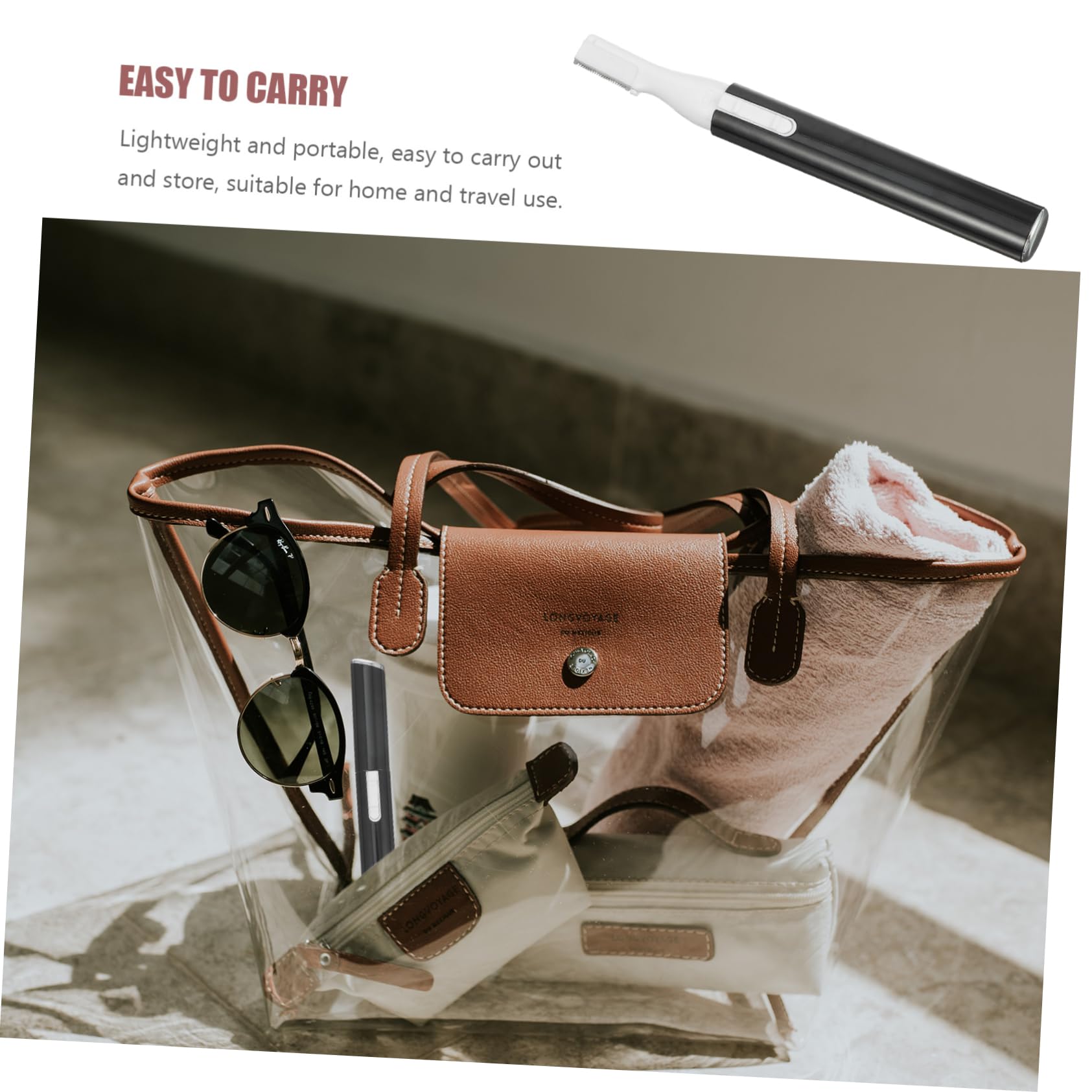 Healeved Trim Eyebrows Electric Shaver Women's Eyebrow Trimmer Portable Hair Remover Brow Comb Brush