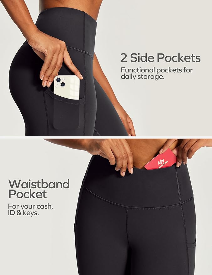 Leggings Capri para Mujer Pantalones de Yoga con Bolsillos miniatura 4