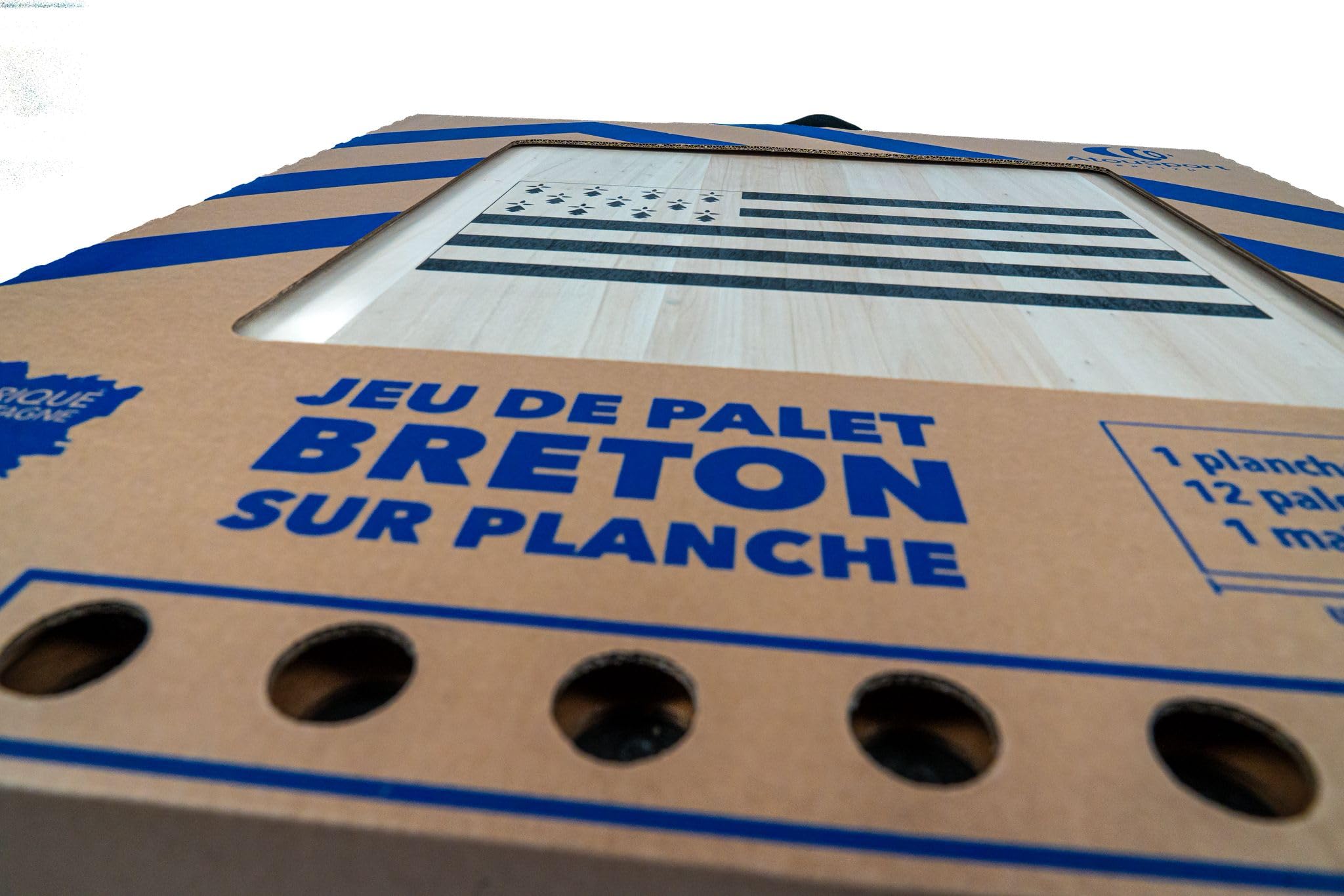 Jeu de Palets Breton - Kit Planche + palets - Gwenn-ha-du