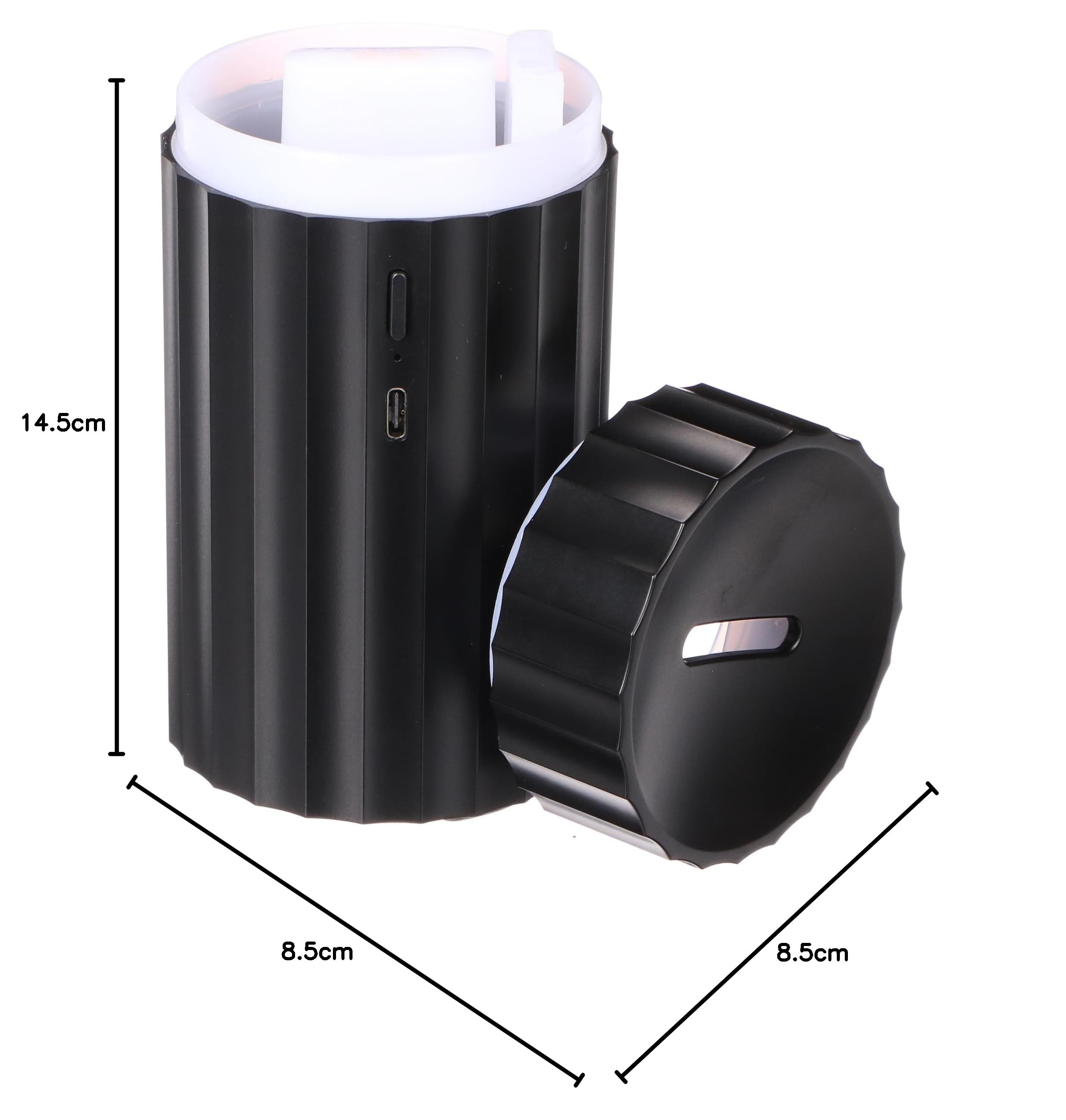 Diffusore aroma Car Flame per auto nero 100ml USB-C