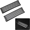Pack-2 Air Conditioning Outlet Cover, ABS Plastic Air Vent Grille Protector, Air Flow Vent Intake Grille Inlet Accessories Compatible with Tesla Model Y(Black)