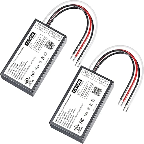 Miniatura 8 de Controlador LED regulable de 60 W, 12 V, TriacELVMLV AC a DC compatible con atenuador Lutron, transformador Class2 de fuente de alimentación para
