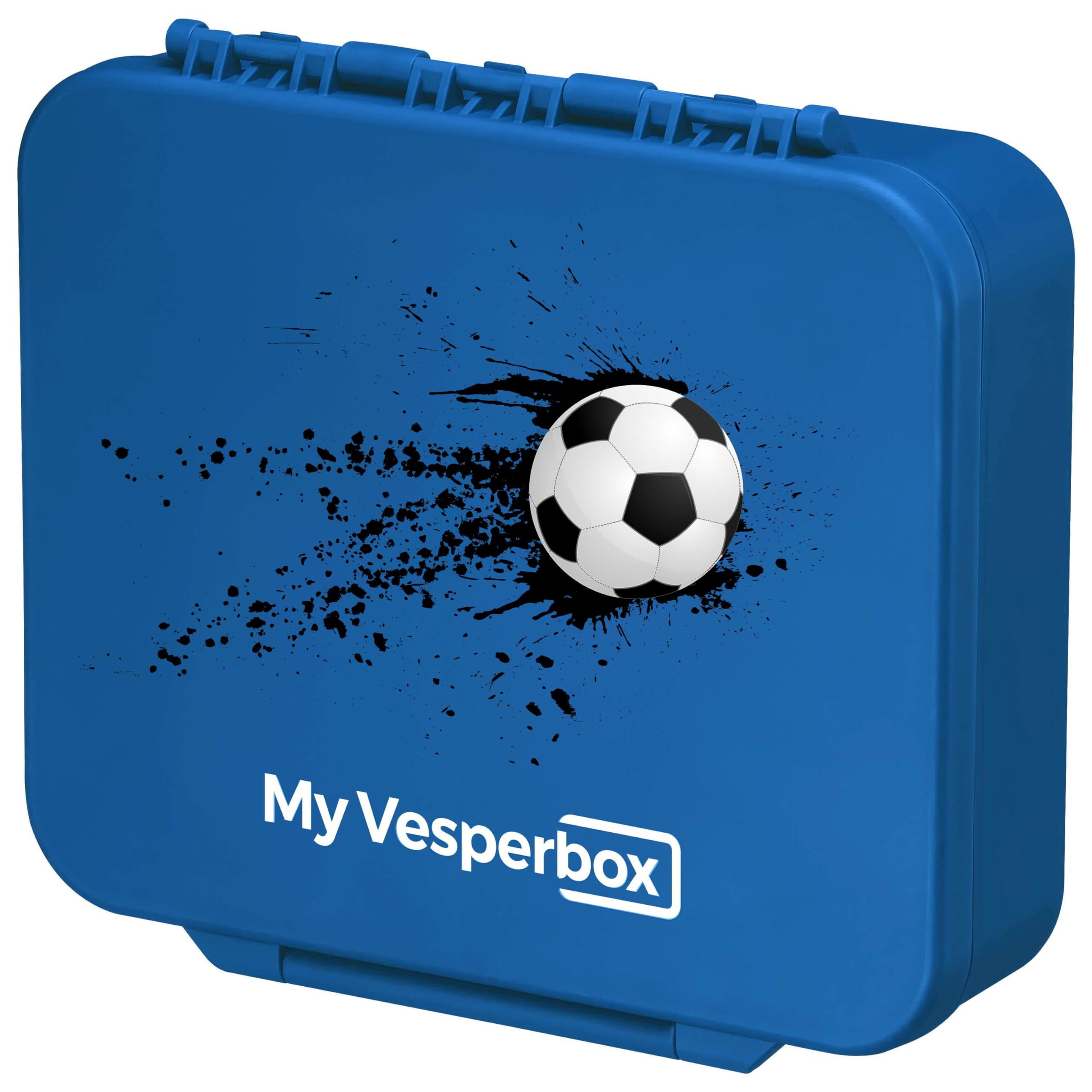 My Vesperbox – LIV - Bento Box Kinder - Made in Germany - Model 2026 - Bruchsicher - Biobasierend - Auslaufsicher & Unterteilt - BPA Frei - extrem robust - Lunchbox – Brotdose mit Fächern - Jausenbox