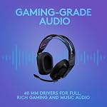 Logitech G335 Wired Gaming Headset, with Flip to Mute Microphone, 3.5mm Audio Jack, Memory Foam Earpads, Lightweight, Compatible with PC, PlayStation, Xbox, Nintendo Switch/Switch 2 - Black