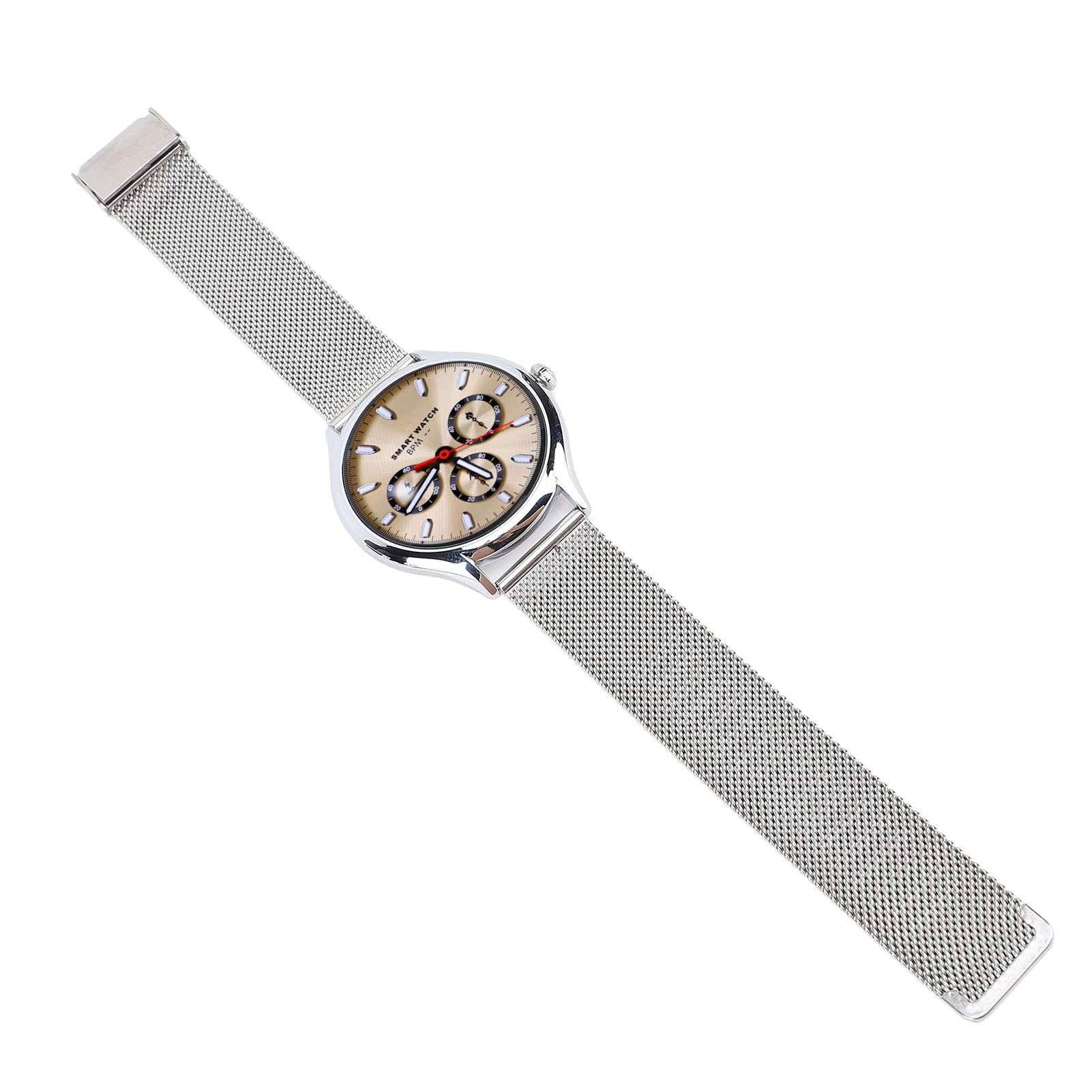 Touch Watch Smart HD Tracker di attività Impermeabile per Uomo Donna Schermo AMOLED da 1,43 Pollici Interfaccia Utente Dinamica Elegante Design in Lega di Zinco (Cinturino in acciaio color