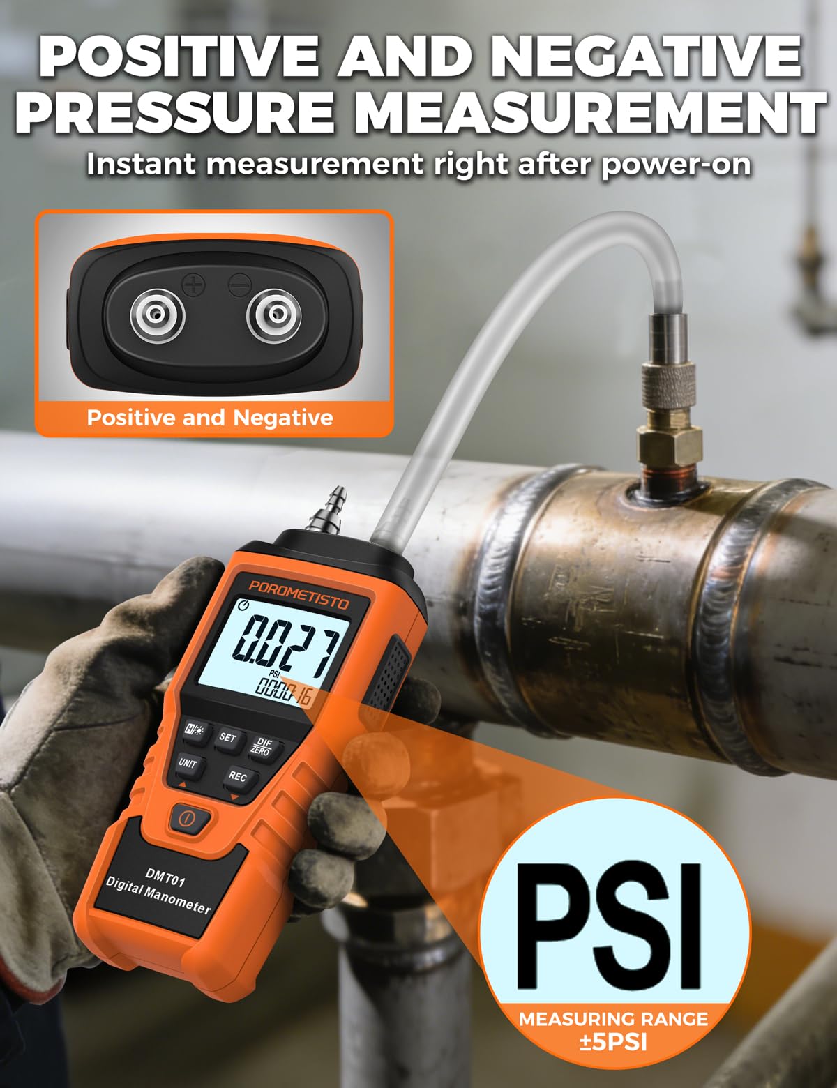 Digital Manometer - Precise Pressure Measurement -4
