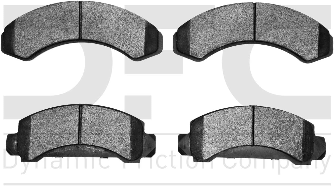 Dynamic Friction 5000 Advanced Bremsbeläge – Semi-Metallic Hecksatz, Teilenummer 1551-0445-00, Rotorfreundlich
