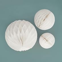 Ginger Ray Green Hanging Honeycomb Paper Party Decorations 3 Pack