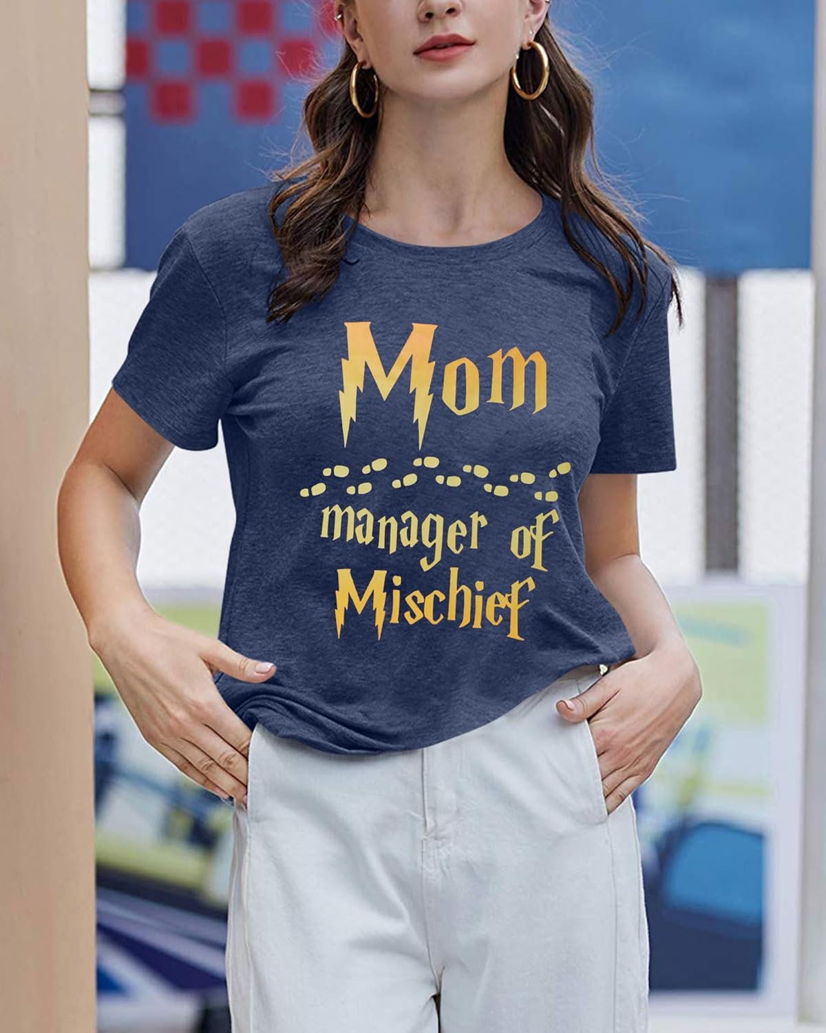 Women Funny Mom T Shirt Manager Shirt Mom Life Tee Fantastic Mama Shirt Magic Mom Shirt Mothers Day Tee Tops - Image 4