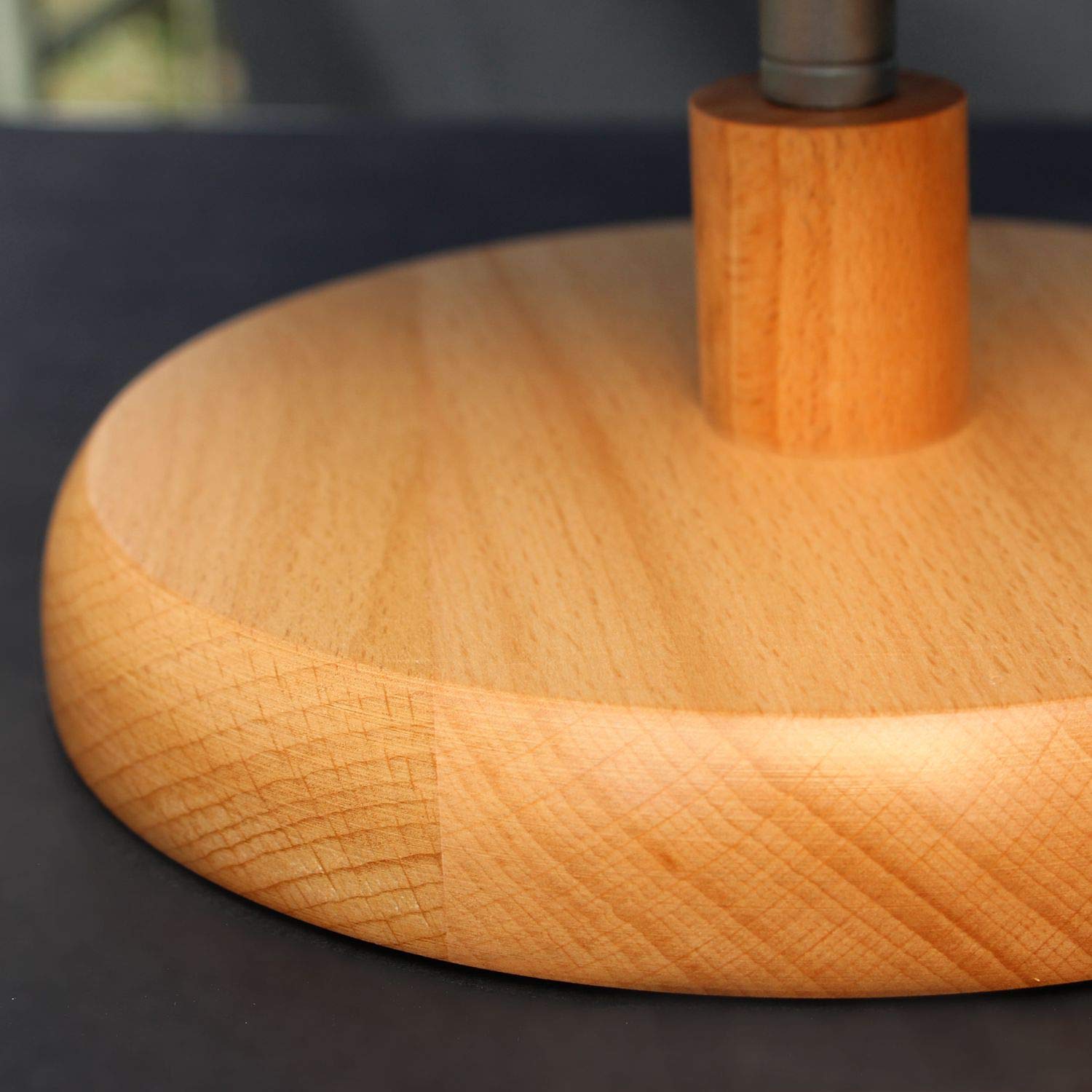 Magellan Mora Leuchtglobus 30cm Durchmesser Standfuss aus Holz Globus mit topografischem Kartenbild beleuchtet geografisches Kartenbild 30 cm
