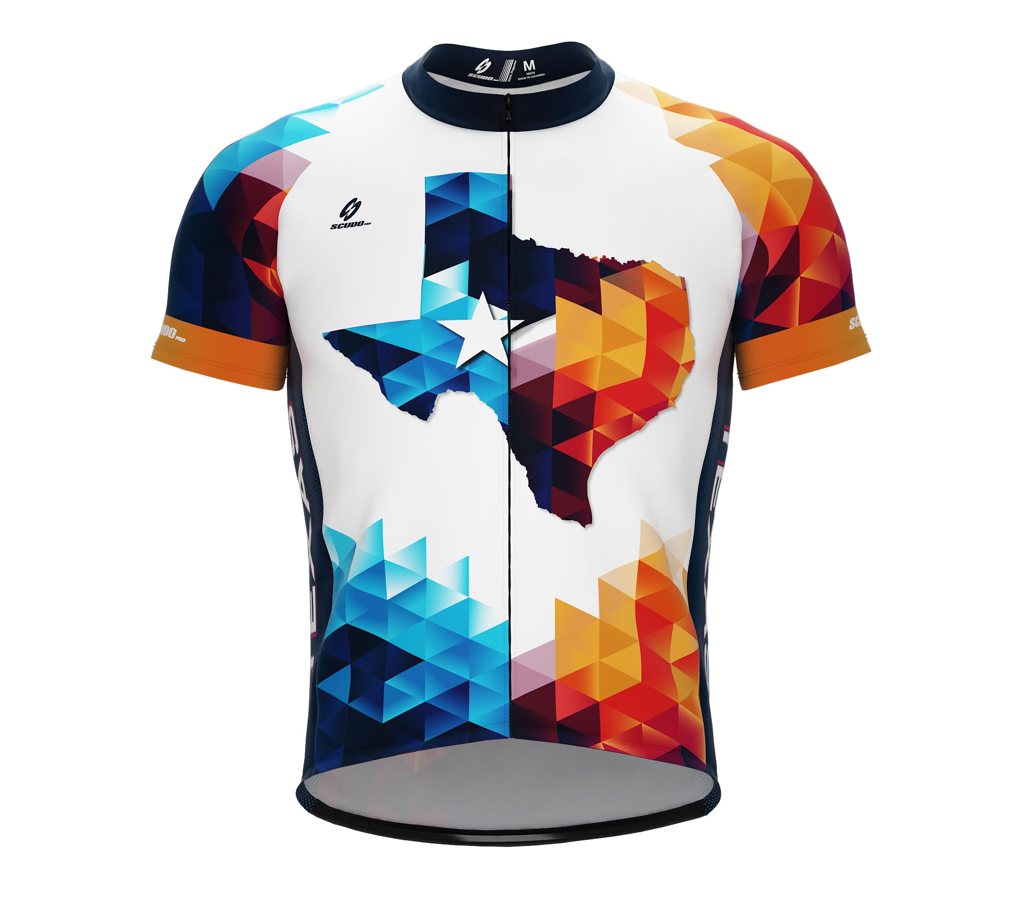 ScudoPro US State Texas Short Sleeve Cycling Jersey -V3- Size L