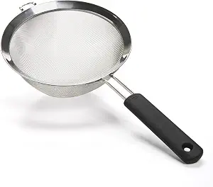 OXO Good Grips 8-Inch Double Rod Strainer, Black