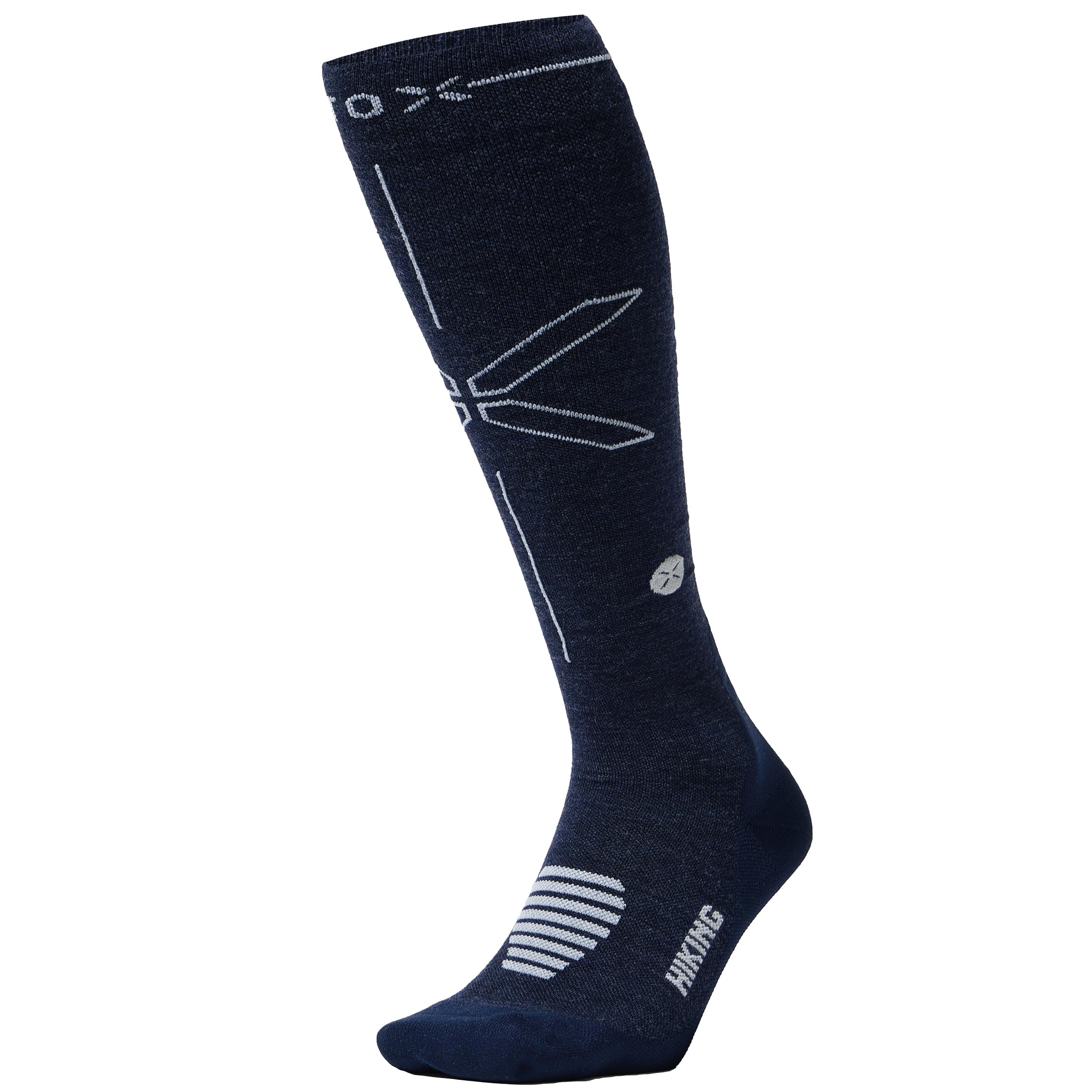 STOX Energy Socks Merino Wandersocken Herren, Kompressionsstrümpfe, Outdoor Socken, Compression Socks Men, Merinowolle Kniestrümpfe, Stützstrümpfe, Kompressionssocken Trekking